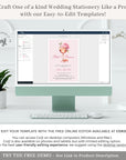 Petals and Prosecco Bridal Shower Invitation