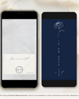 ROSA Minimal Wedding Save the Date Video Template