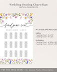 CHLOÉ Printable Wedding Seating Chart Template