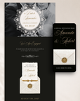 Old Money Online Digital Save the Date