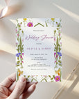 CLOE Floral Wedding Shower Invitation Template