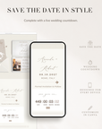 SOFIA Passport Style Online Digital Save the Date