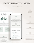 LUISA Wedding Website Template for Canva with RSVP