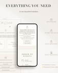 SOFIA Travel Theme Online Digital Wedding Invitation with RSVP