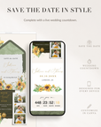 MARISOL Sunflowers Online Digital Save the Date