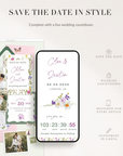 CLOE Spring Wedding Online Digital Save the Date