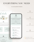 ISLA Tropical Online Digital Wedding Invitation with RSVP