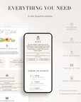 MARISOL Wedding Website Template for Canva with RSVP