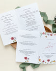 APRIL Wedding Program Template