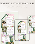 CLOE Wedding Website Template for Canva with RSVP