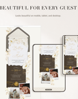DORA Elegant Online Digital Wedding Invitation with RSVP