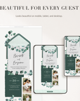 LUISA Elegant Online Digital Wedding Invitation with RSVP