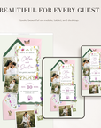 CLOE Spring Wedding Online Digital Save the Date
