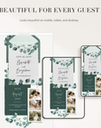 LUISA Eucalyptus Online Digital Save the Date