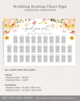 JUNE Printable Wedding Seating Chart Template