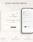 SOFIA Travel Theme Online Digital Wedding Invitation with RSVP