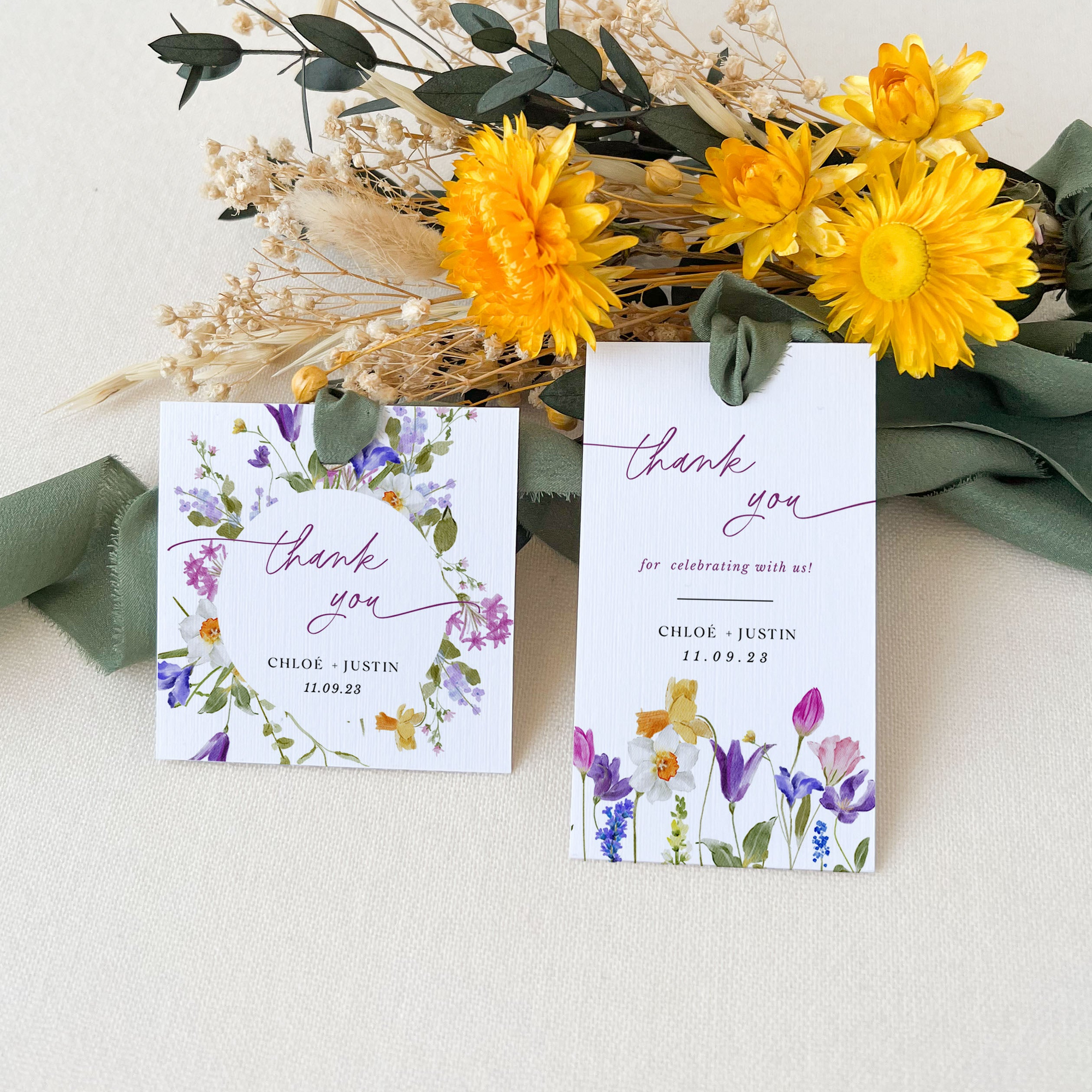 CHLOÉ Printable Thank You Tags Theme