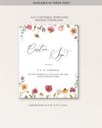 APRIL Small Wedding Sign Template
