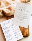ELLA Wedding Welcome Note Template