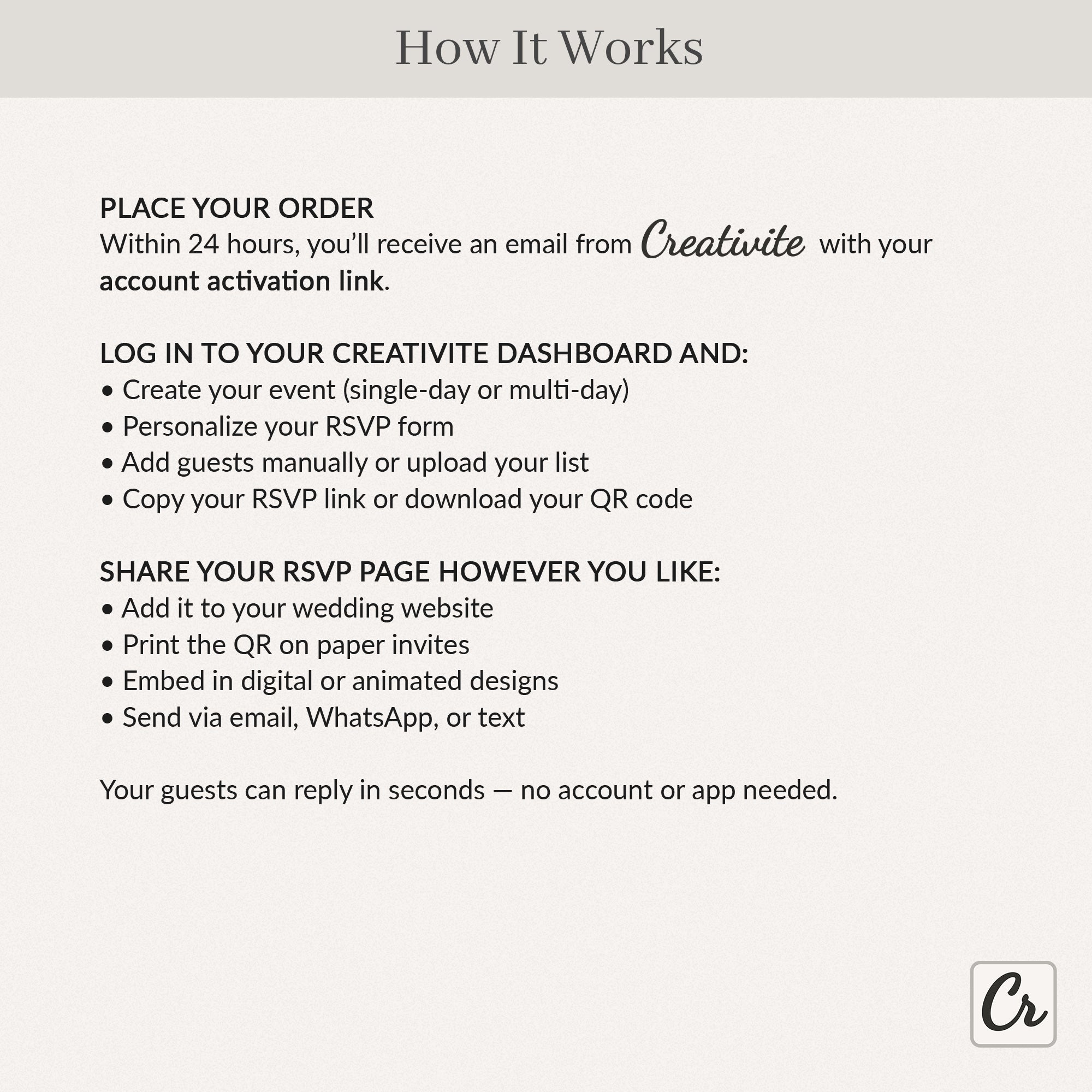 Online Wedding RSVP Page – Collect RSVPs & Track Guests
