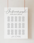 ELLA Wedding Seating Chart Template