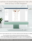 LAUREL Wedding Program Fan Template