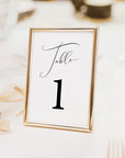 ELLA Printable Table Numbers for Wedding