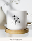 SERENA Wedding Logo with Initials