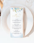 AZZURRA Wedding Menu Template