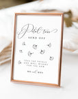 ELLA Flower petals Send off Sign Template