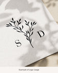 SERENA Wedding Logo with Initials
