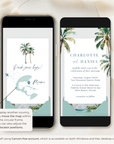 ISLA Boarding Pass Wedding Invitation Video Template