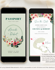 Tropical Passport Save the Date Video Template