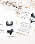 Lingerie Shower Invitation Template