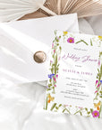 CLOE Floral Wedding Shower Invitation Template