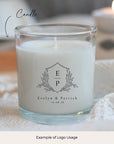 EVELYN Wedding Initials Logo