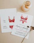 Lingerie Bridal Shower Invitation Printable