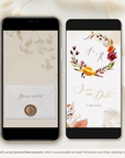 AMBRA Fall Wedding Save the Date Video Template