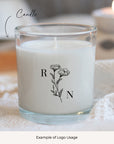 REGINA Initials Wedding Logo