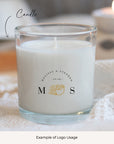 SEASHELL Coastal Wedding Monogram