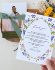 CHLOÉ Floral Wedding Thank You Card Printable