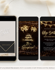 LUSTER Animated Birthday Invitation - Black