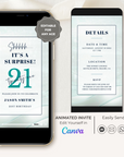 VIBE Birthday Invitation Video Mint