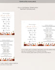 SCARLETT Wedding Ceremony Program Fans Template