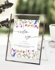 CHLOÉ Floral Small Wedding Sign Template