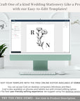 REGINA Initials Wedding Logo
