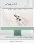 SERENA Wedding Logo with Initials