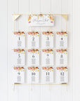 JUNE Wedding Seating Chart Card Template