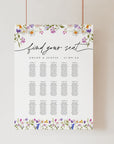 CHLOÉ Printable Wedding Seating Chart Template