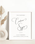 ELLA Small Wedding Sign Template